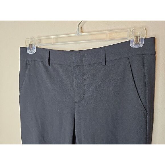 Vince Women's Black Trouser Pants Size 6 Stripe  Wool Blend Pockets t14 - Picture 3 of 7